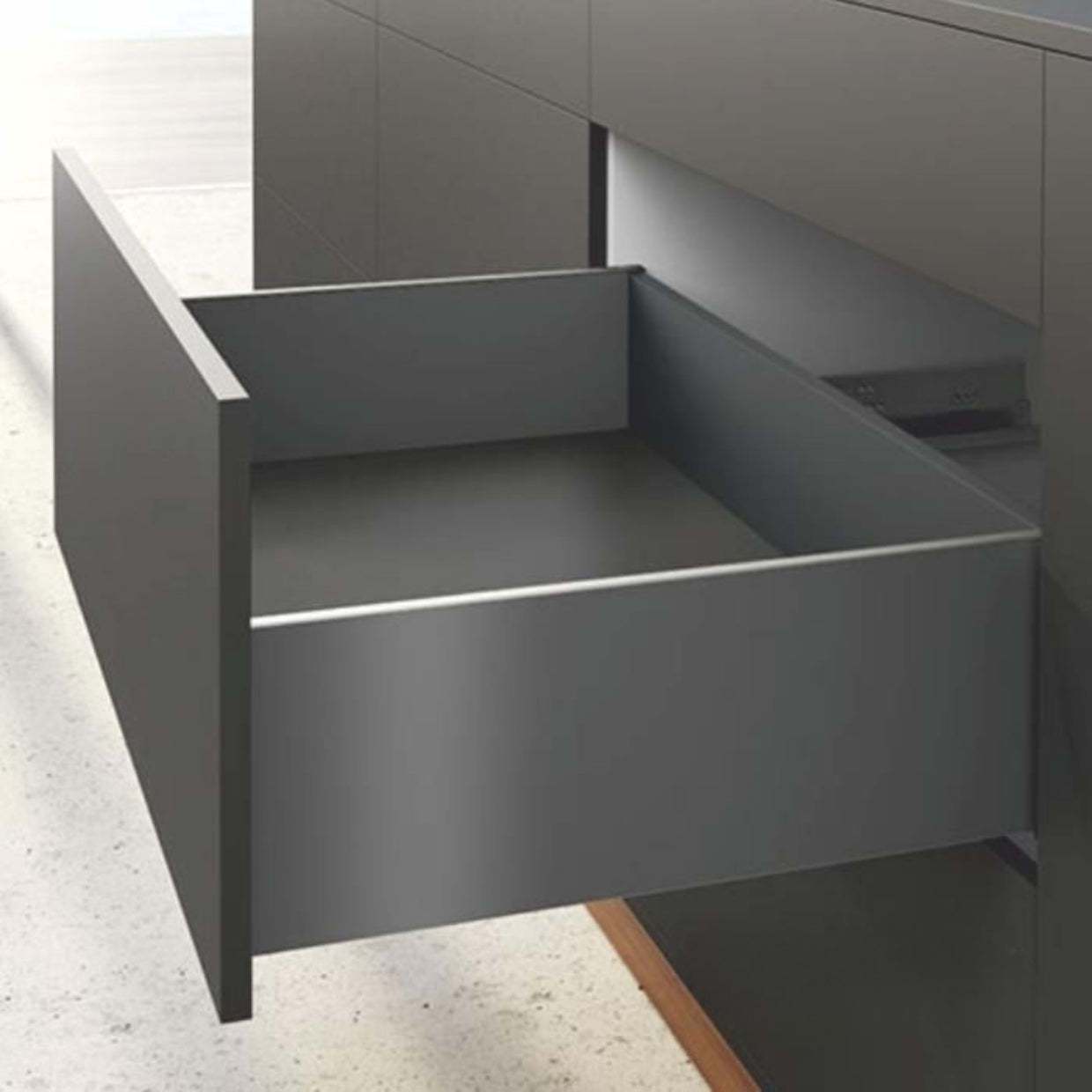 Hettich Avantech Drawer Slides 40kg & 70kg anthracite