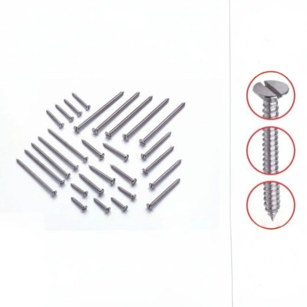 Omni Ss Slotted Screw Self Tapping CSK & PAN