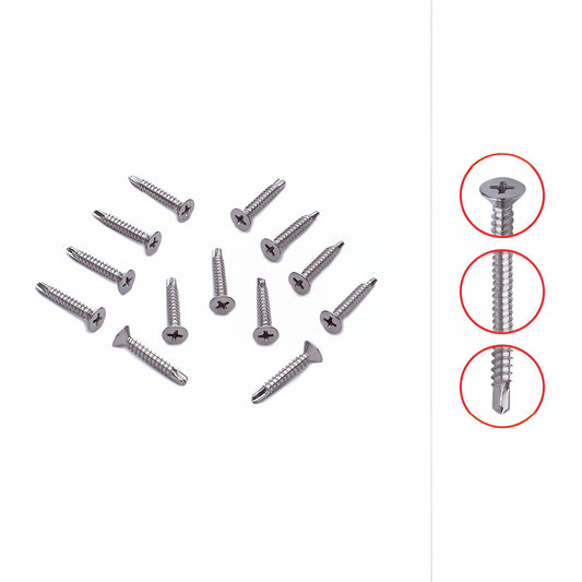 Omni SS Self Drilling Screw Phillips CSK & PAN Head